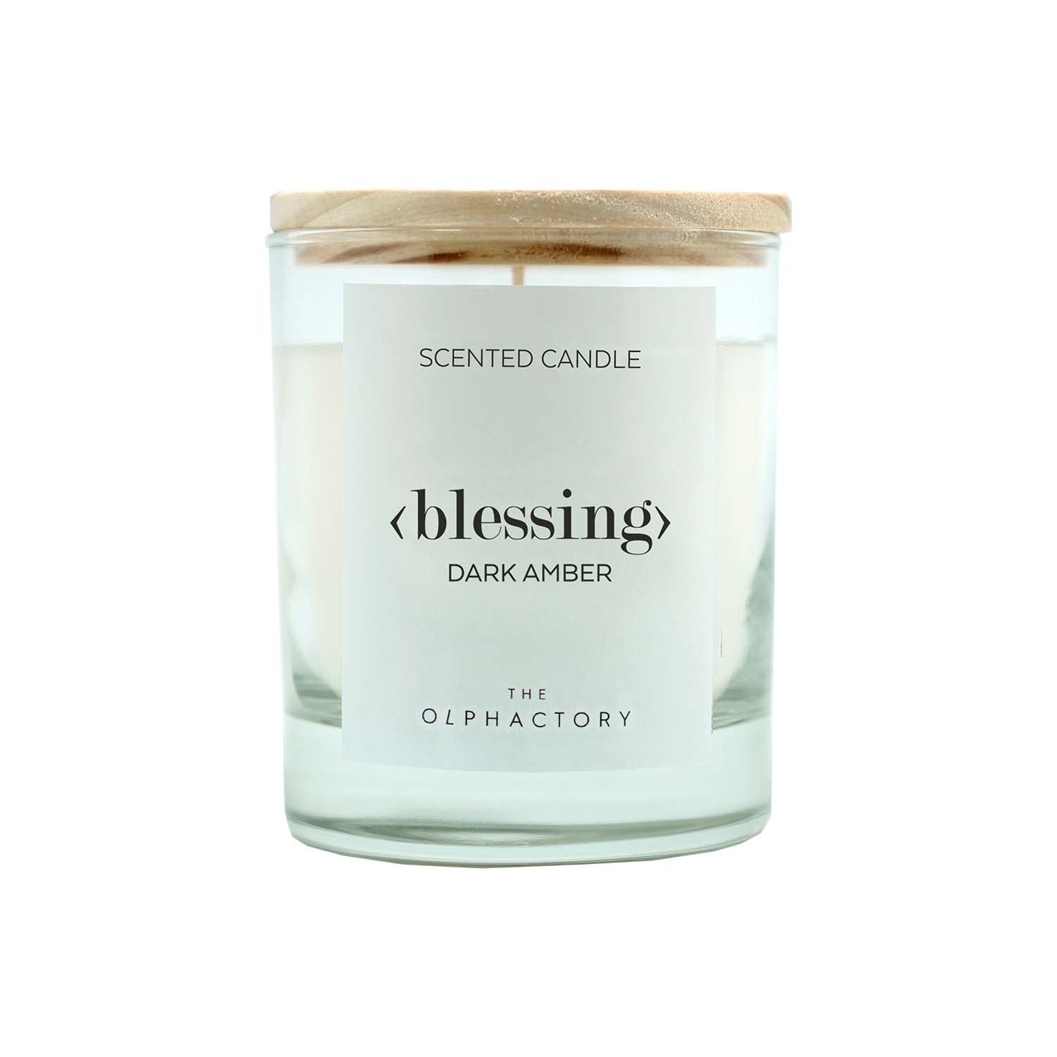 Bougie parfumée 40h- The Olphactory- Blessing -Dark Amber