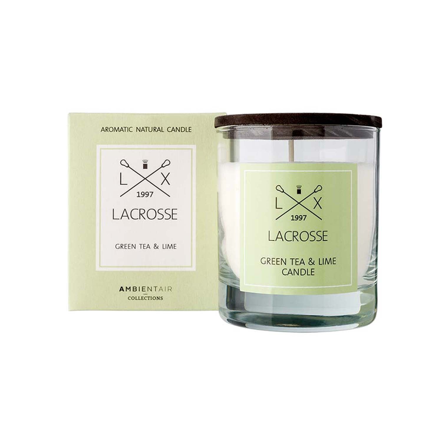 Bougie parfumée 60h - Lacrosse - Green Tea & Lime

