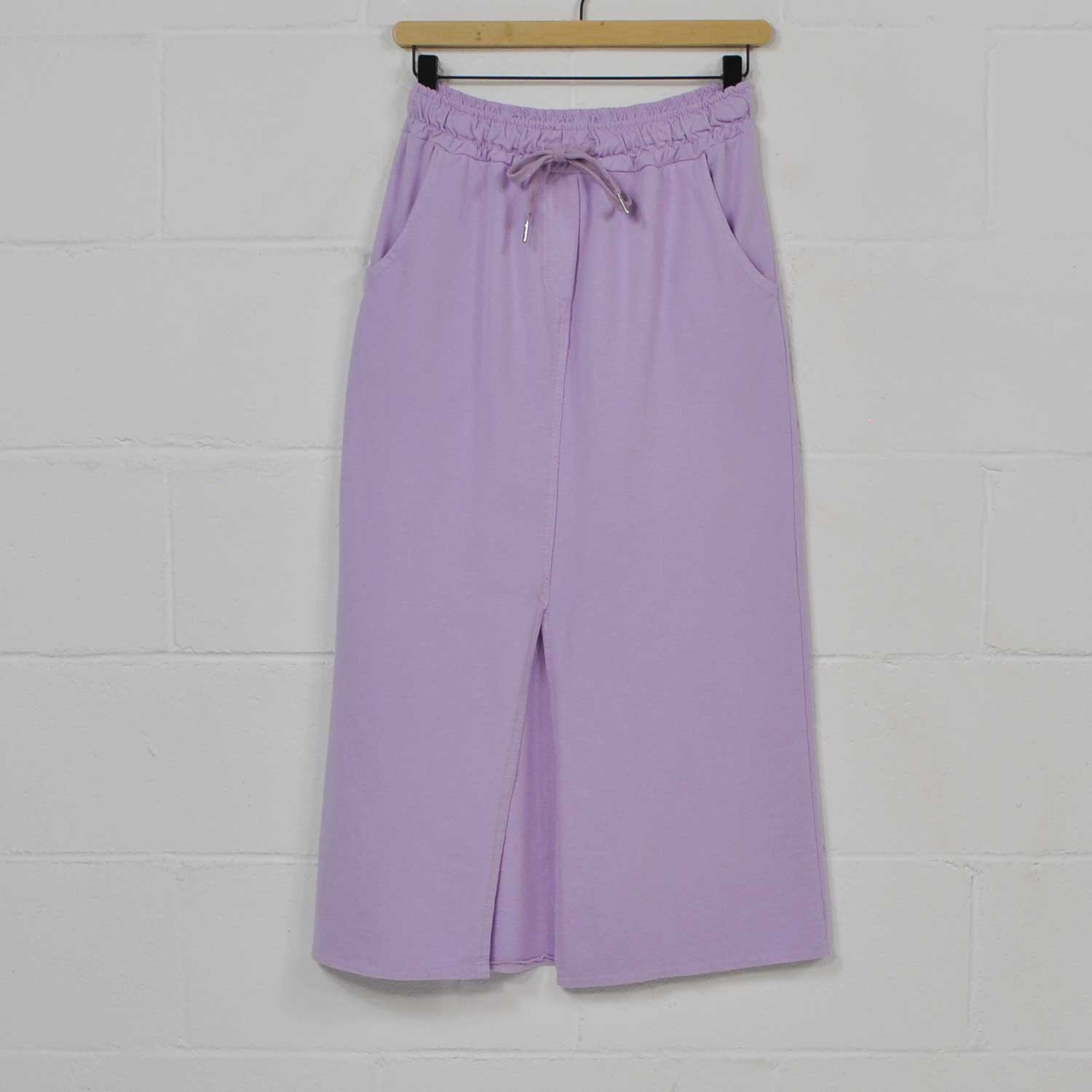 Violet cotton skirt