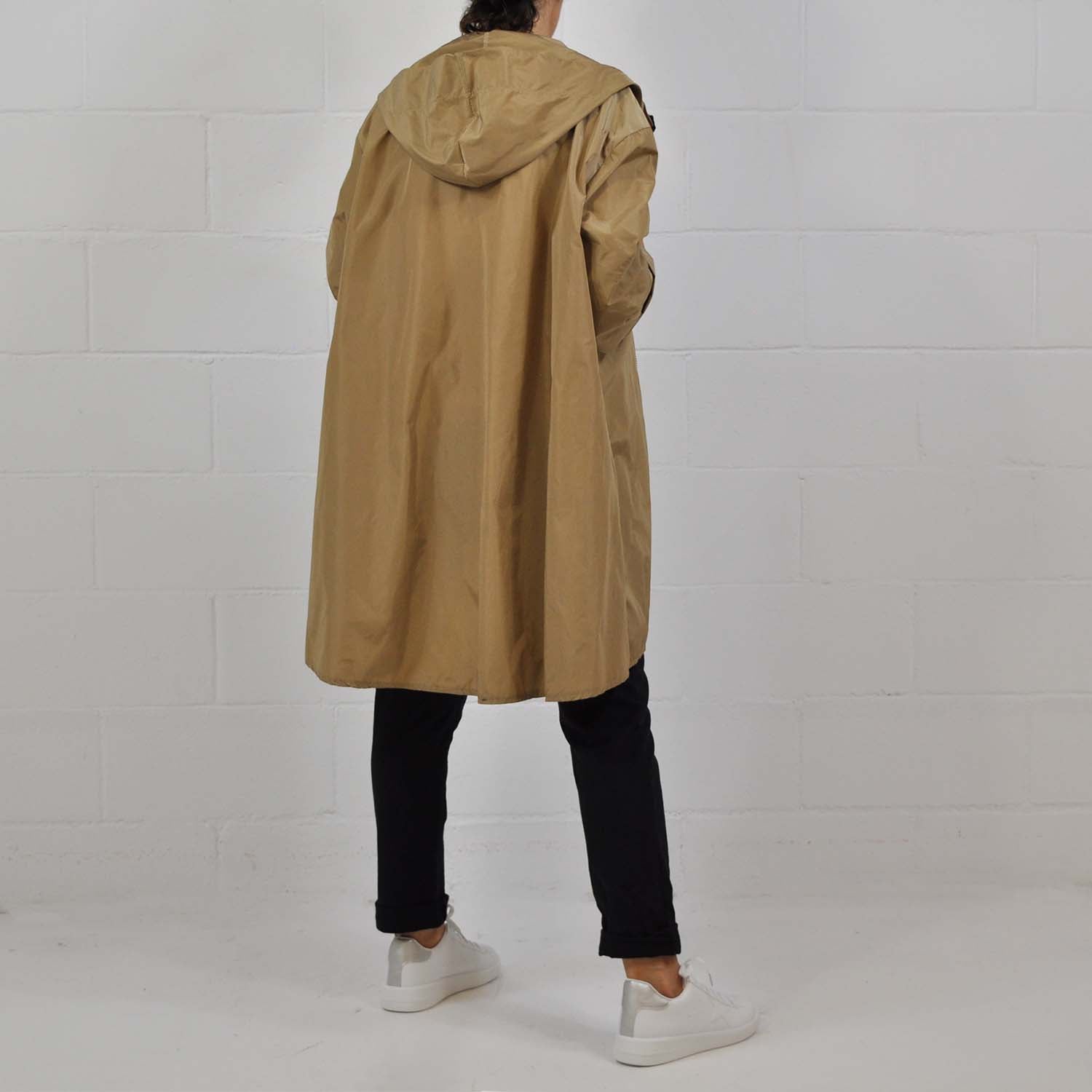 Camel windbreaker jacket