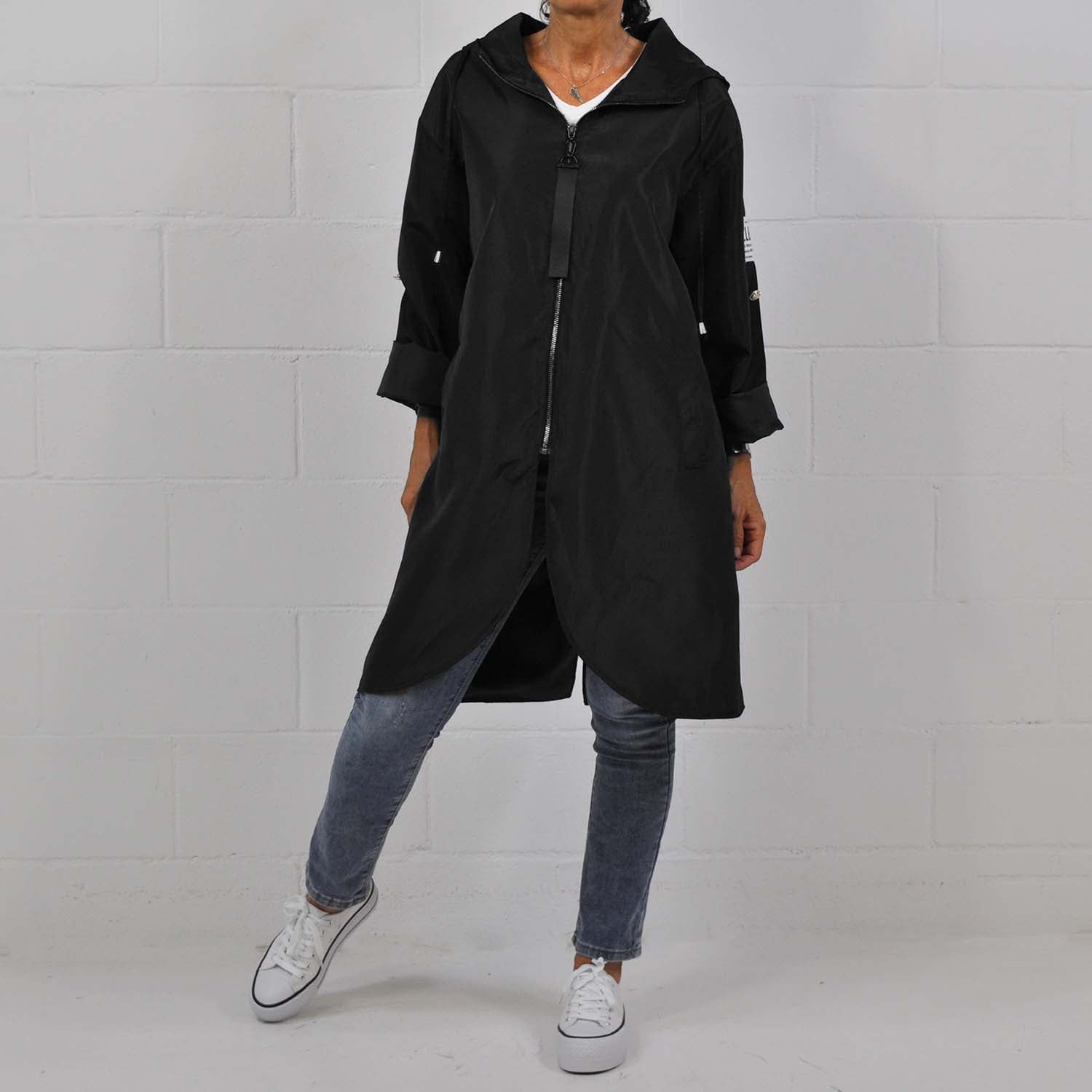 Coupe-vent trench noir