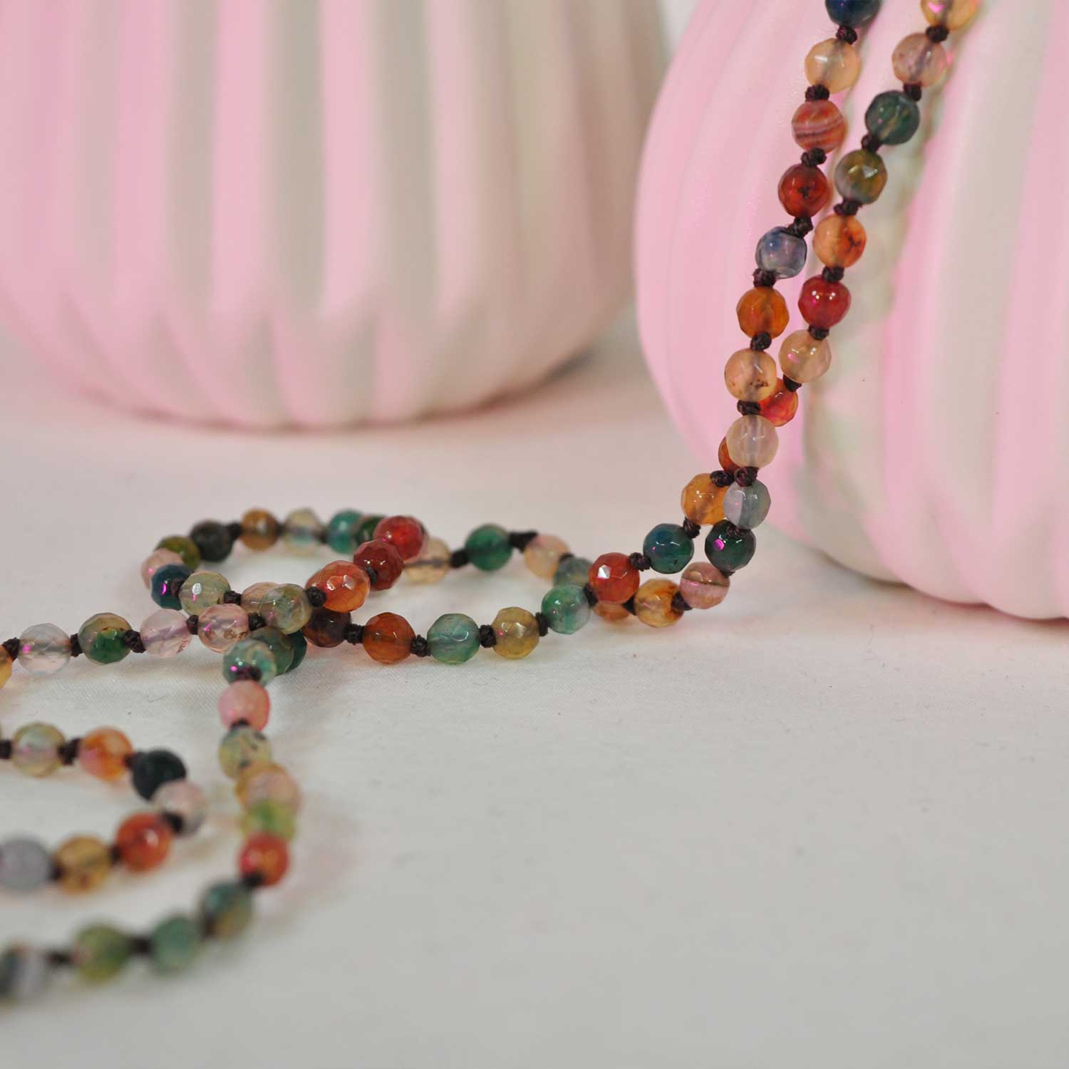 Colors crystal beads necklace