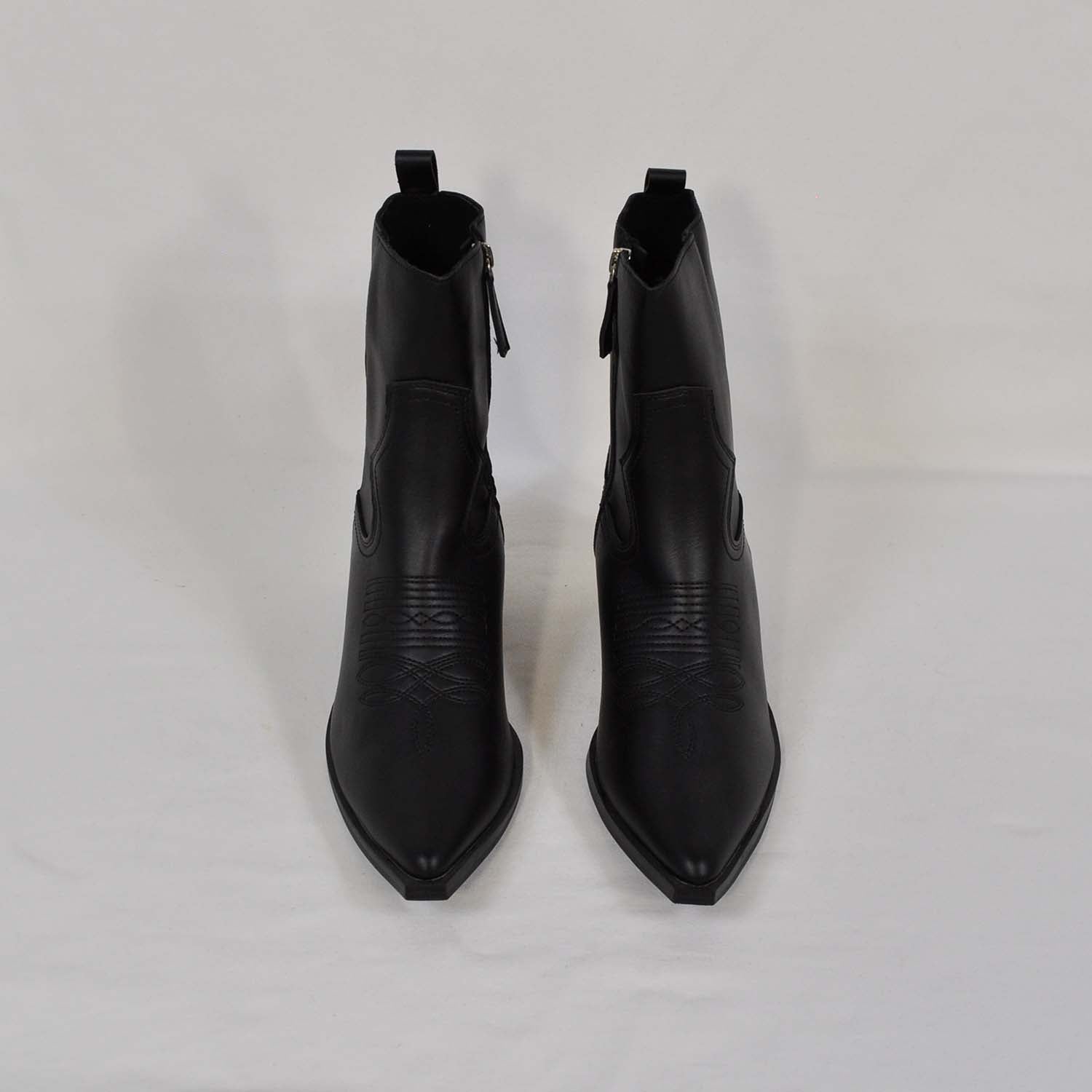 Boots broderie noir