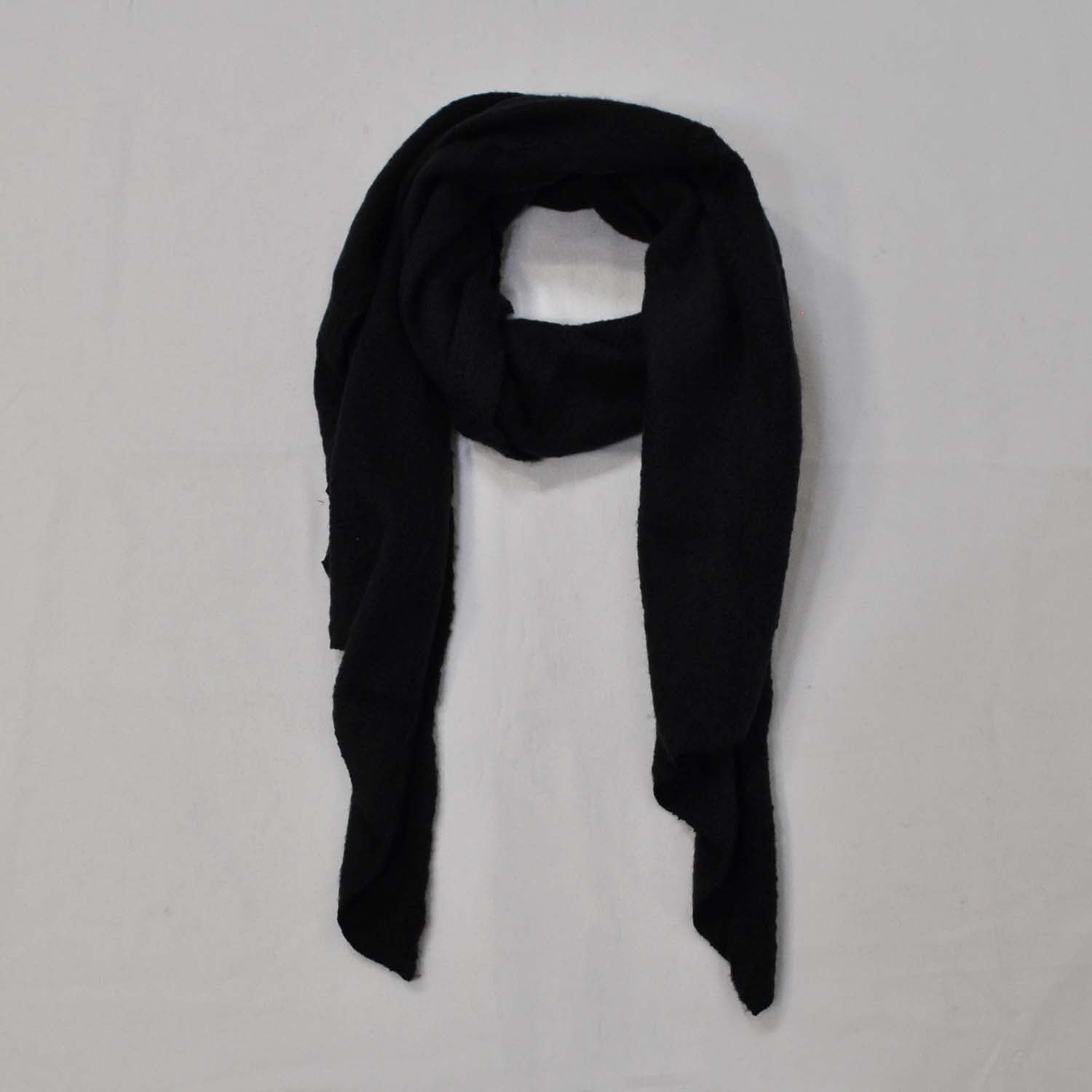 Black soft scarf