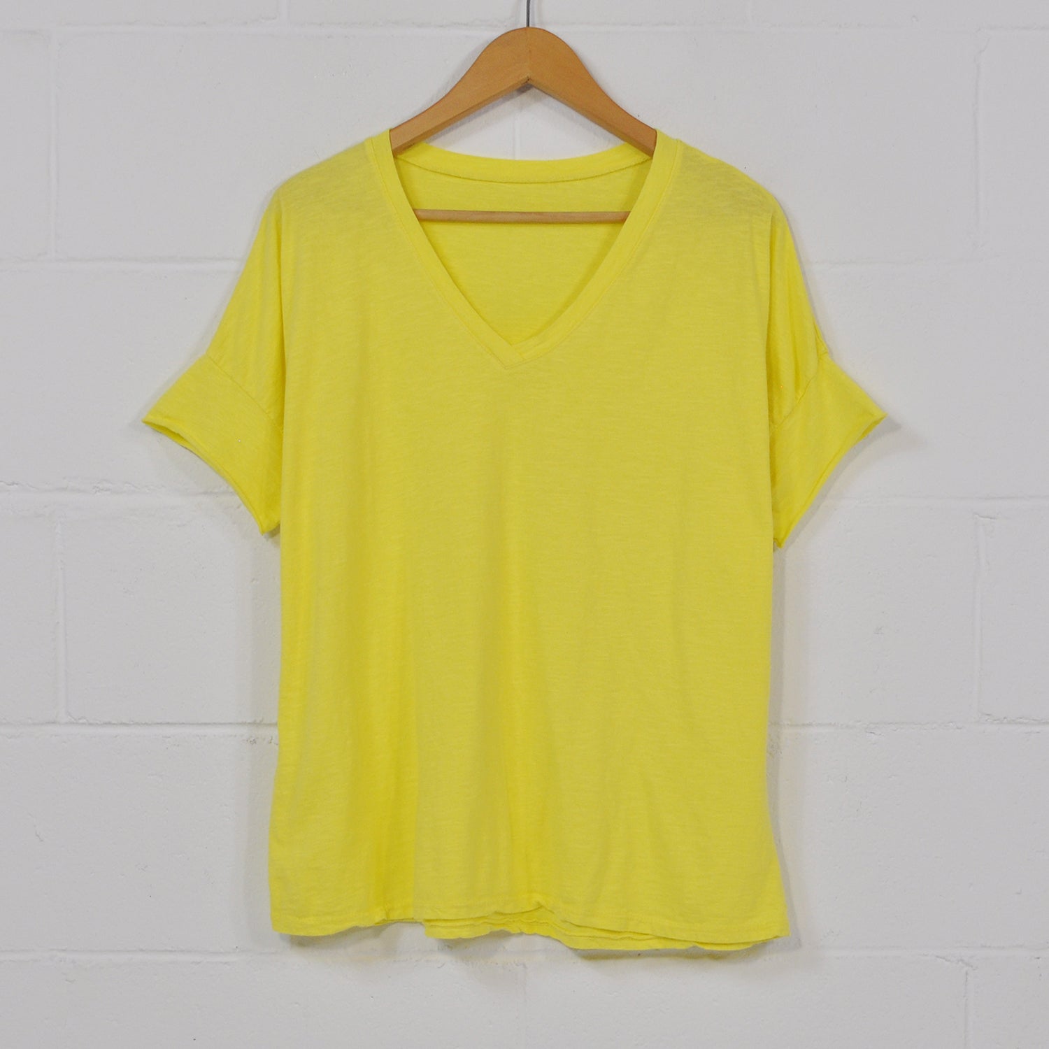 T-shirt manche courte jaune