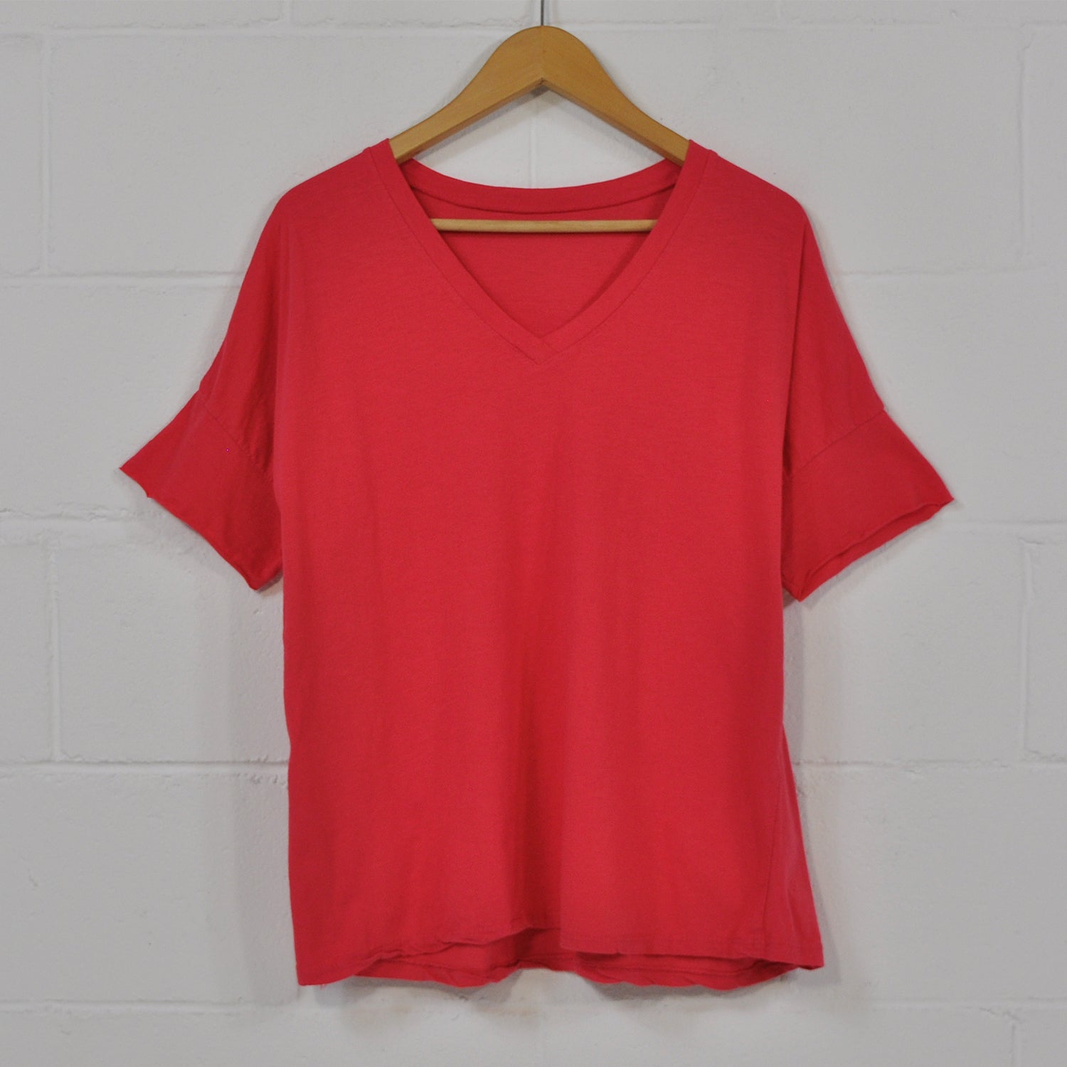 T-shirt manche courte rouge