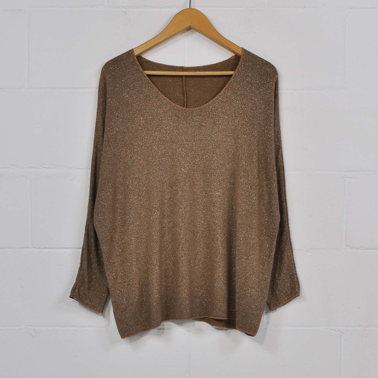 Pull-over en tricot brillant chemel