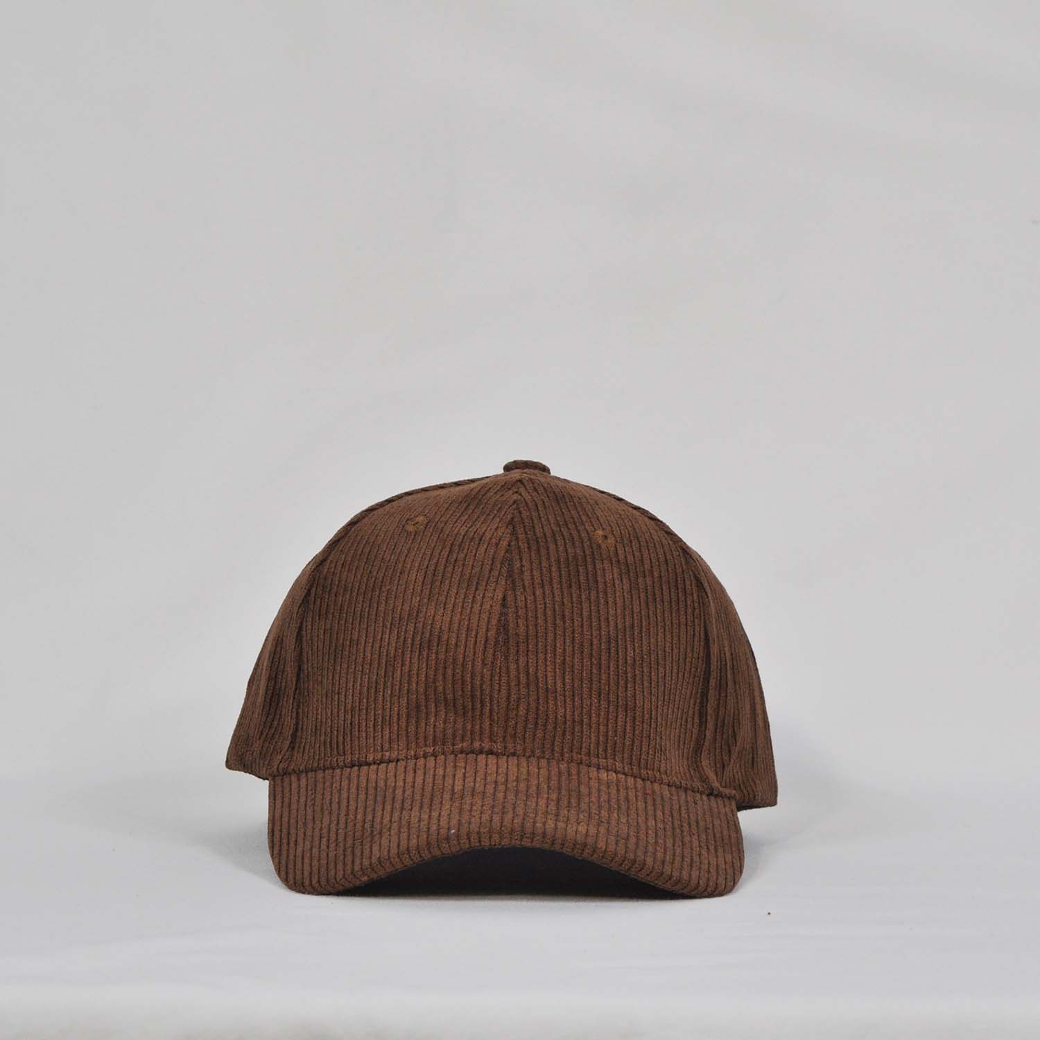Brown corduroy cap 