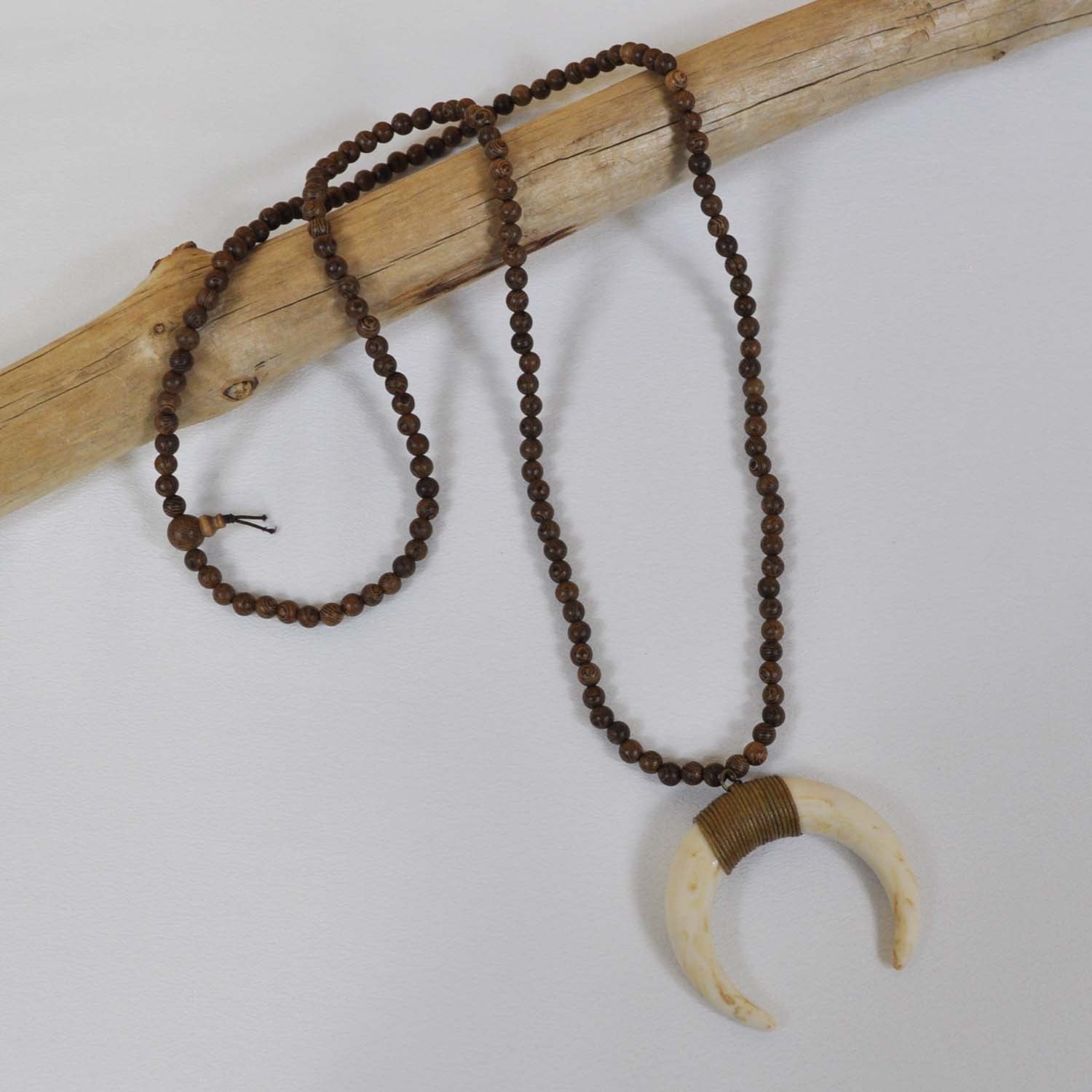 Moon long necklace