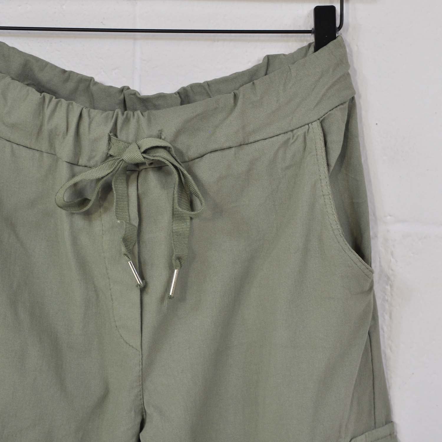 Green cargo pants