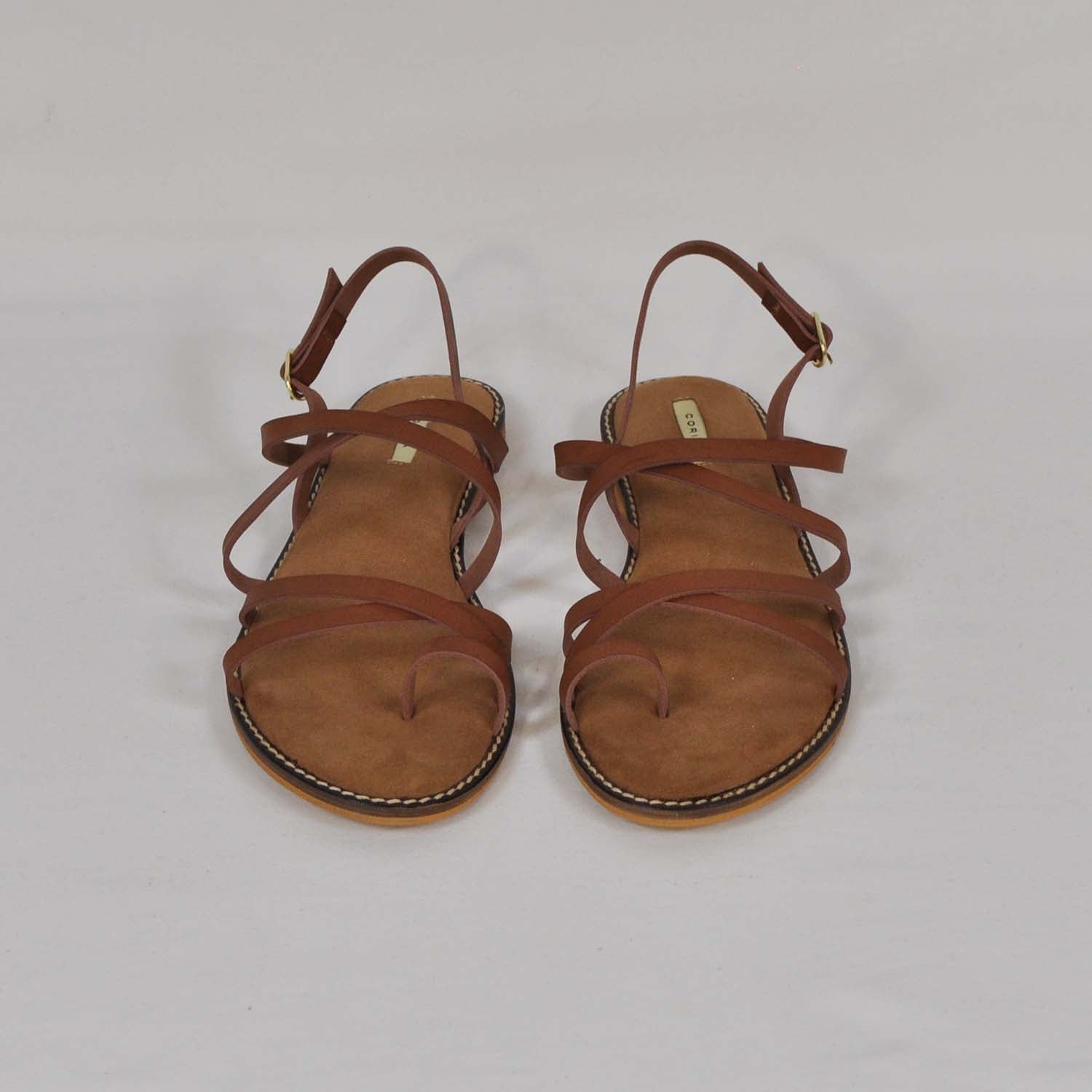 Brown straps sandal