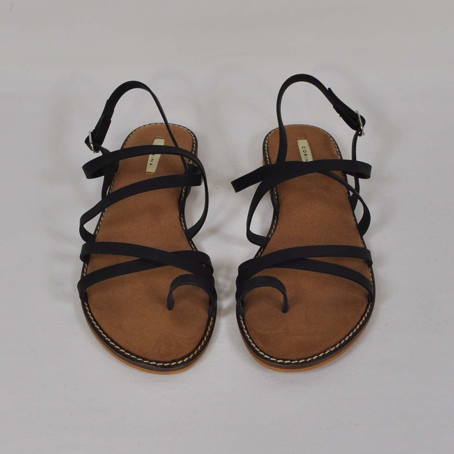 Black straps sandal