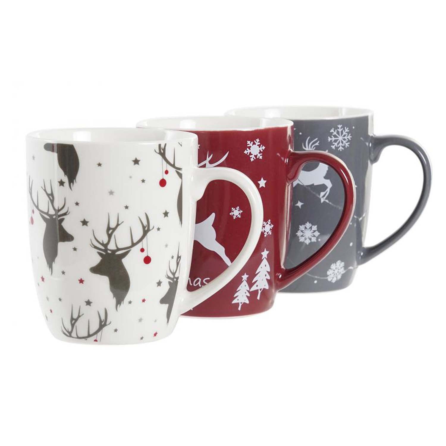 SET MUG NAVIDAD RENOS